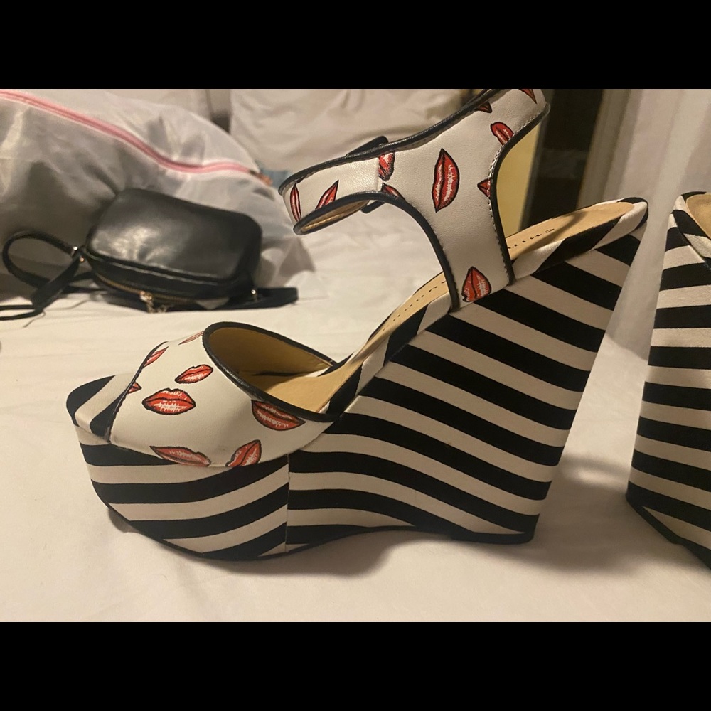 Chinese Laundry Jollypop wedge sandal heels